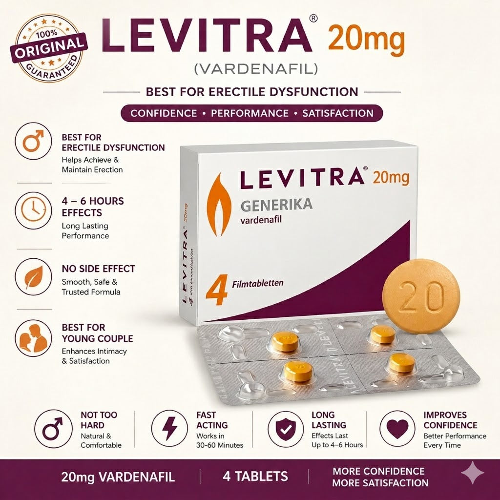 levitra 20mg tablet - 4 Tablet