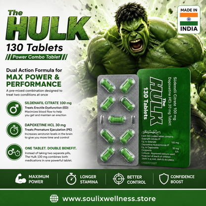 The Hulk Tablets 130 MG