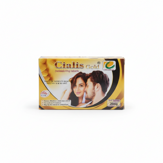 Cialis Gold 6 Tablets - 20 mg