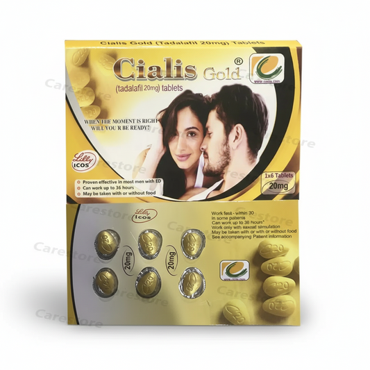 Cialis Gold 6 Tablets - 20 mg