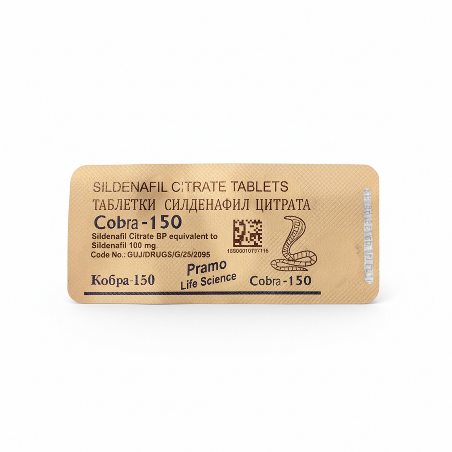 Cobra 150 Tablets 5s Strip Original ( 100 MG )