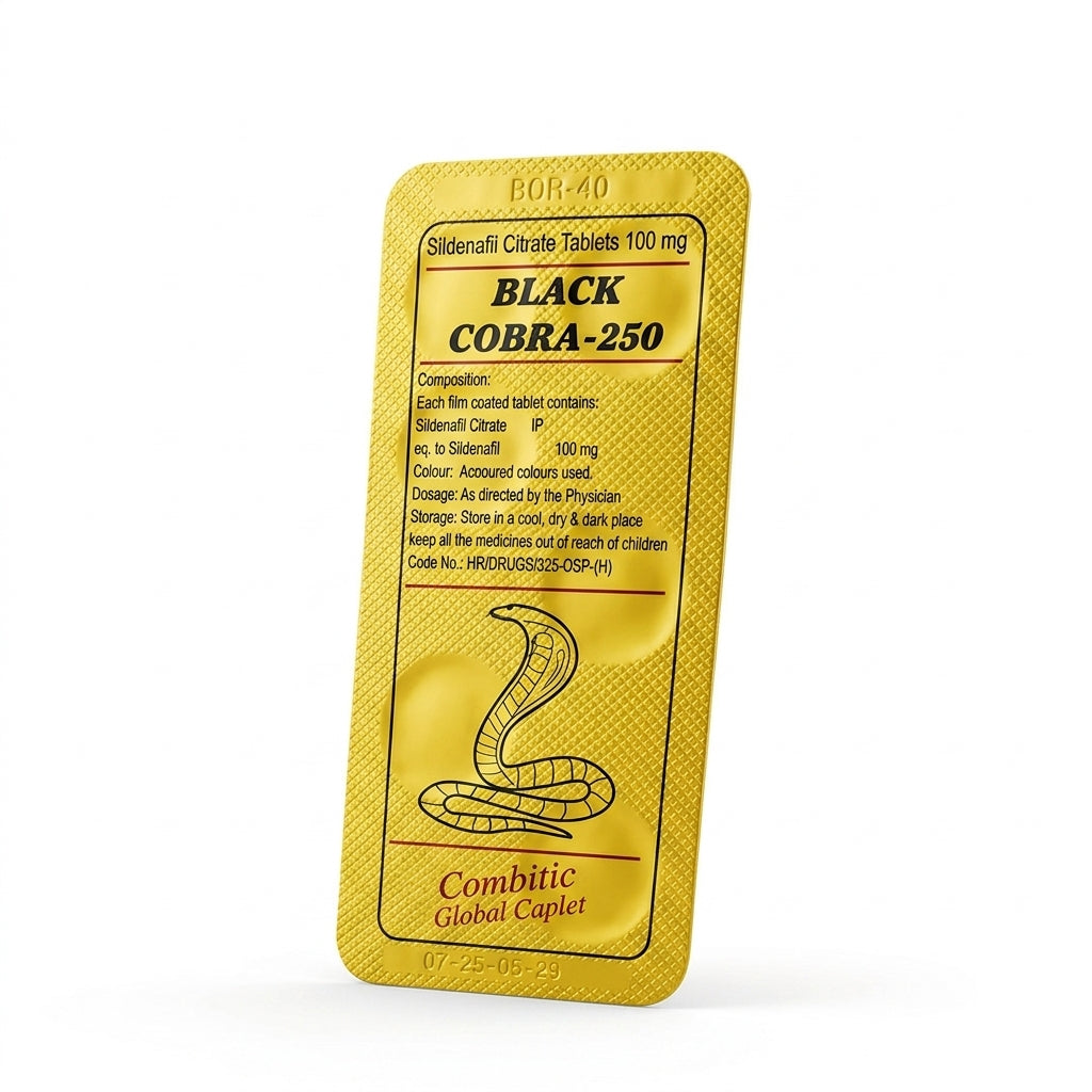 Black Cobra 250 - 100mg (5's Strip)