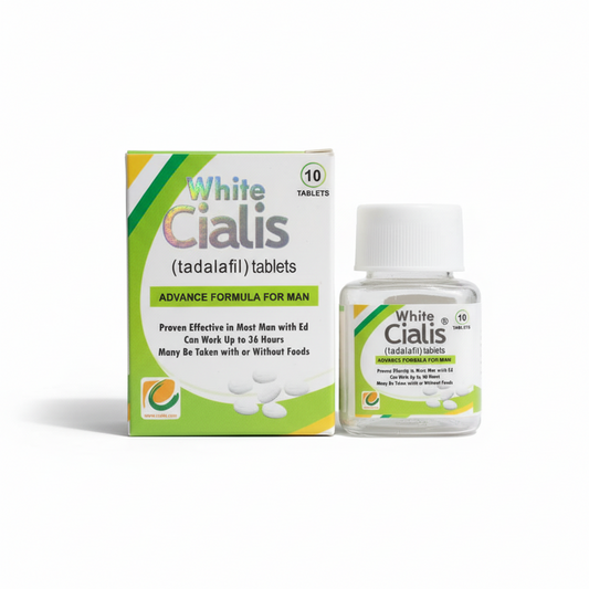 White Cialis 20 mg - 10 Tablet