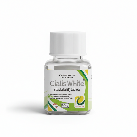 White Cialis 20 mg - 10 Tablet